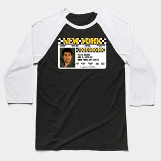 Travis Bickle Taxi License Baseball T-Shirt